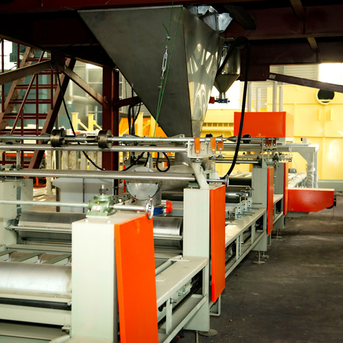 Magnesium oxide board production line