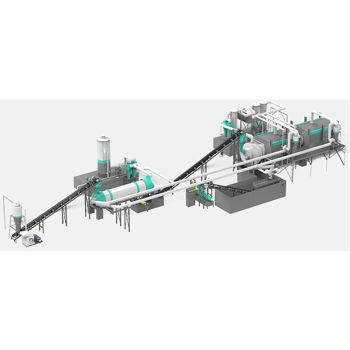 Coconut shell charcoal production line