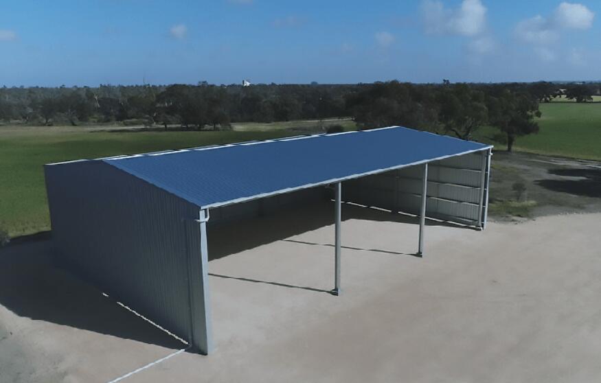 Steel structure hay sheds